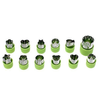 Stainless Steel Cookie Vegetable Fruit Cutters Random Shape Sandwich Cutters for Babies V1263-JX-5557
