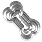 5pcs Stainless Steel Cookie Cutter Molds Dog Bone Sandwich Cutters Set V1263-JX-5558