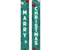 Xmas Porch Sign Party Supplies-Red Green V1263-JX-556