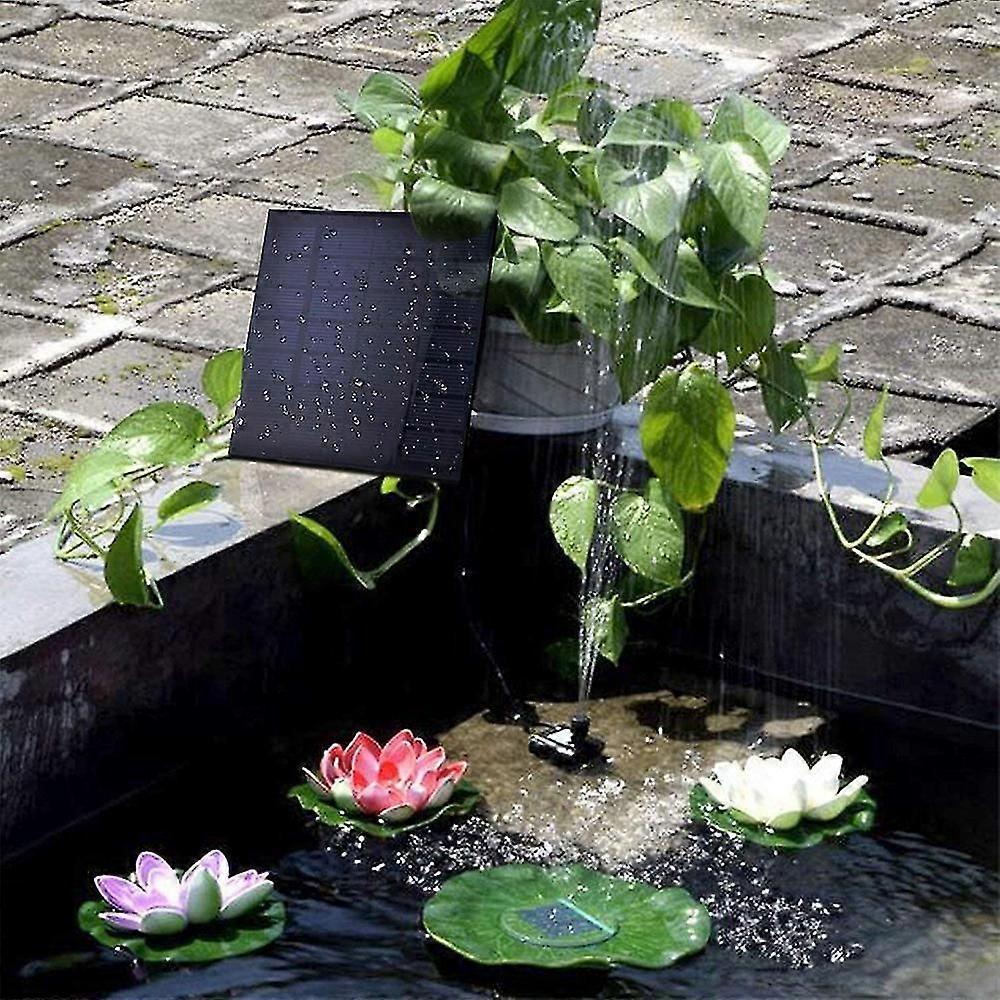 Circle Solar Fountain Pump with 6 Nozzles Water Feature V1263-JX-5563