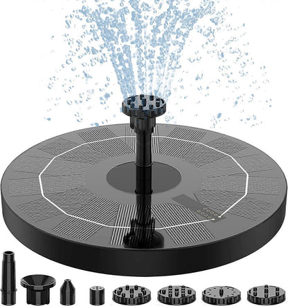2.5W Solar Fountain Pump with Panel and 6 Nozzles for Pond V1263-JX-5566