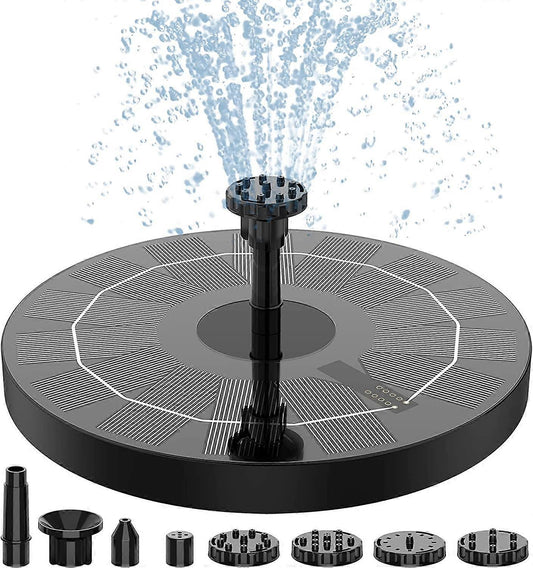 2.5W Solar Fountain Pump with Panel and 6 Nozzles for Pond V1263-JX-5566
