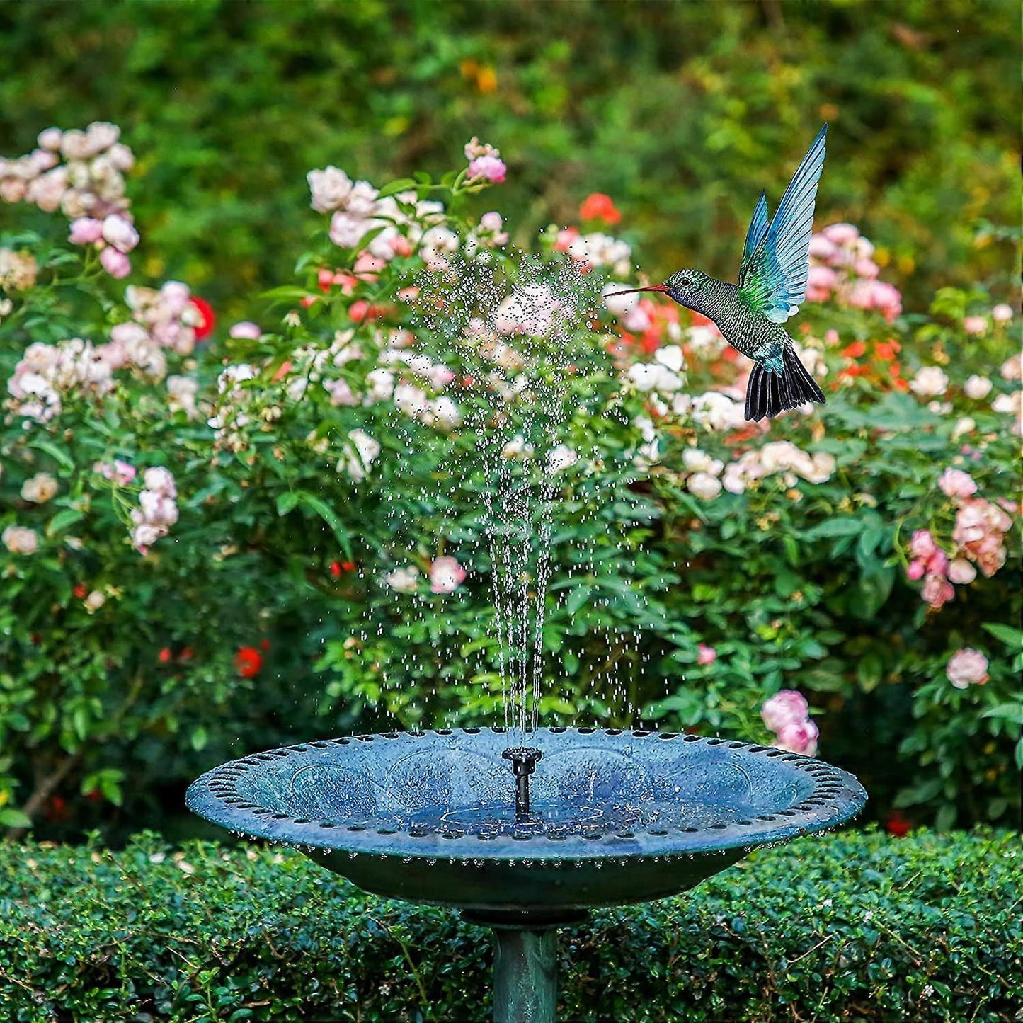 2.5W Solar Fountain Pump with Panel and 6 Nozzles for Pond V1263-JX-5566