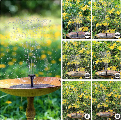 2.5W Solar Fountain Pump with Panel and 6 Nozzles for Pond V1263-JX-5566