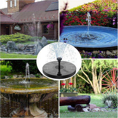 2.5W Solar Fountain Pump with Panel and 6 Nozzles for Pond V1263-JX-5566