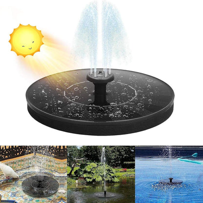 1.4W Solar Fountain Pump with 6 Spray Styles Garden Water Feature V1263-JX-5567