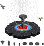 Solar Fountain Pump with 4 Nozzles for Bird Bath Garden V1263-JX-5569