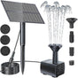 Solar Bird Bath Fountain Pump with Tubing Outdoor Water Pump V1263-JX-5570