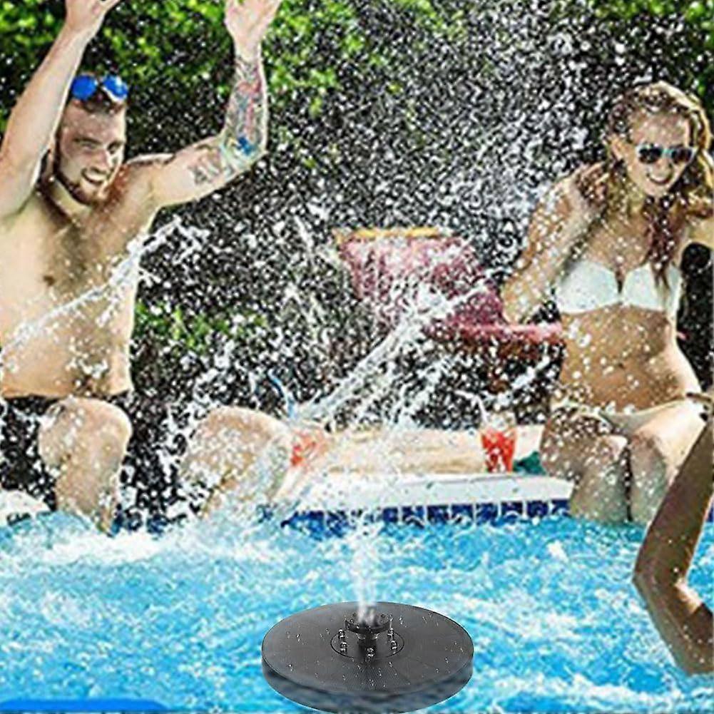 Solar Water Fountain with LED Lights Bird Bath Garden Pump V1263-JX-5571