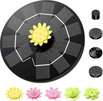 9 Effect Solar Fountain Pump with Multiple Spray Patterns V1263-JX-5573