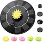 9 Effect Solar Fountain Pump with Multiple Spray Patterns V1263-JX-5573