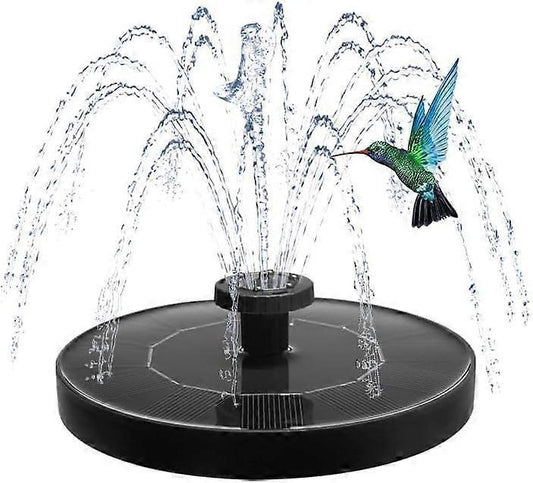1.2W Floating Solar Fountain Pump with 6 Nozzles 30-40cm Spray V1263-JX-5574