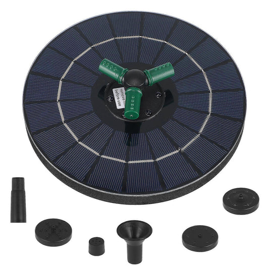 Solar Fountain Disc Pump Bird Bath Solar Water Fountain V1263-JX-5577