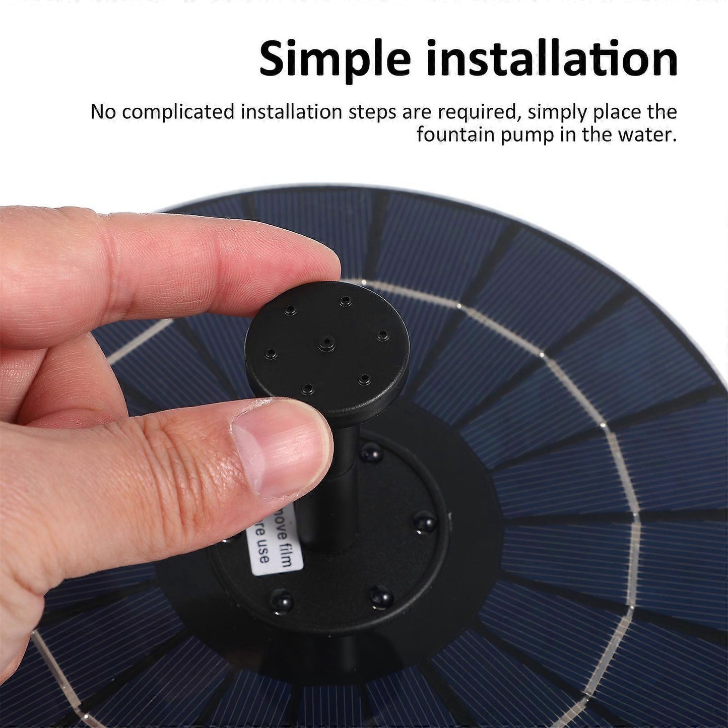 Solar Fountain Disc Pump Bird Bath Solar Water Fountain V1263-JX-5577