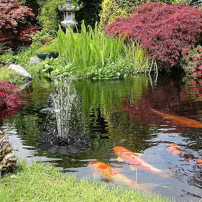 Solar Bird Bath Fountain Floating Solar Pump Garden Water Feature V1263-JX-5578