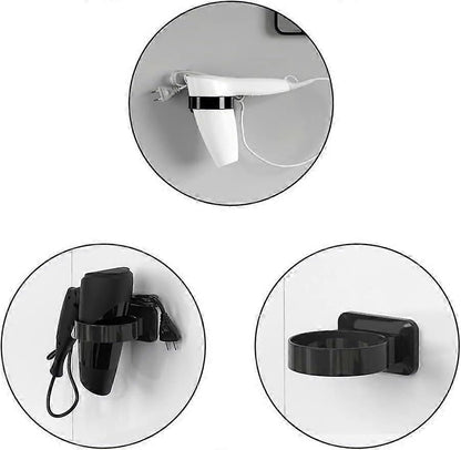 Wall Mounted Hair Dryer No Drilling Plastic Hair Dryer V1263-JX-5583