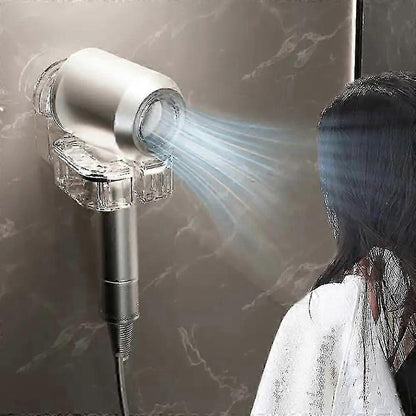 No-Punch Wall Mounted Hair Dryer Bracket Stand Holder V1263-JX-5587