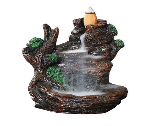 Resin Mountains Rivers Incense Burners Holder Censer Aromatherapy Home Decor- 6 V1263-JX-559