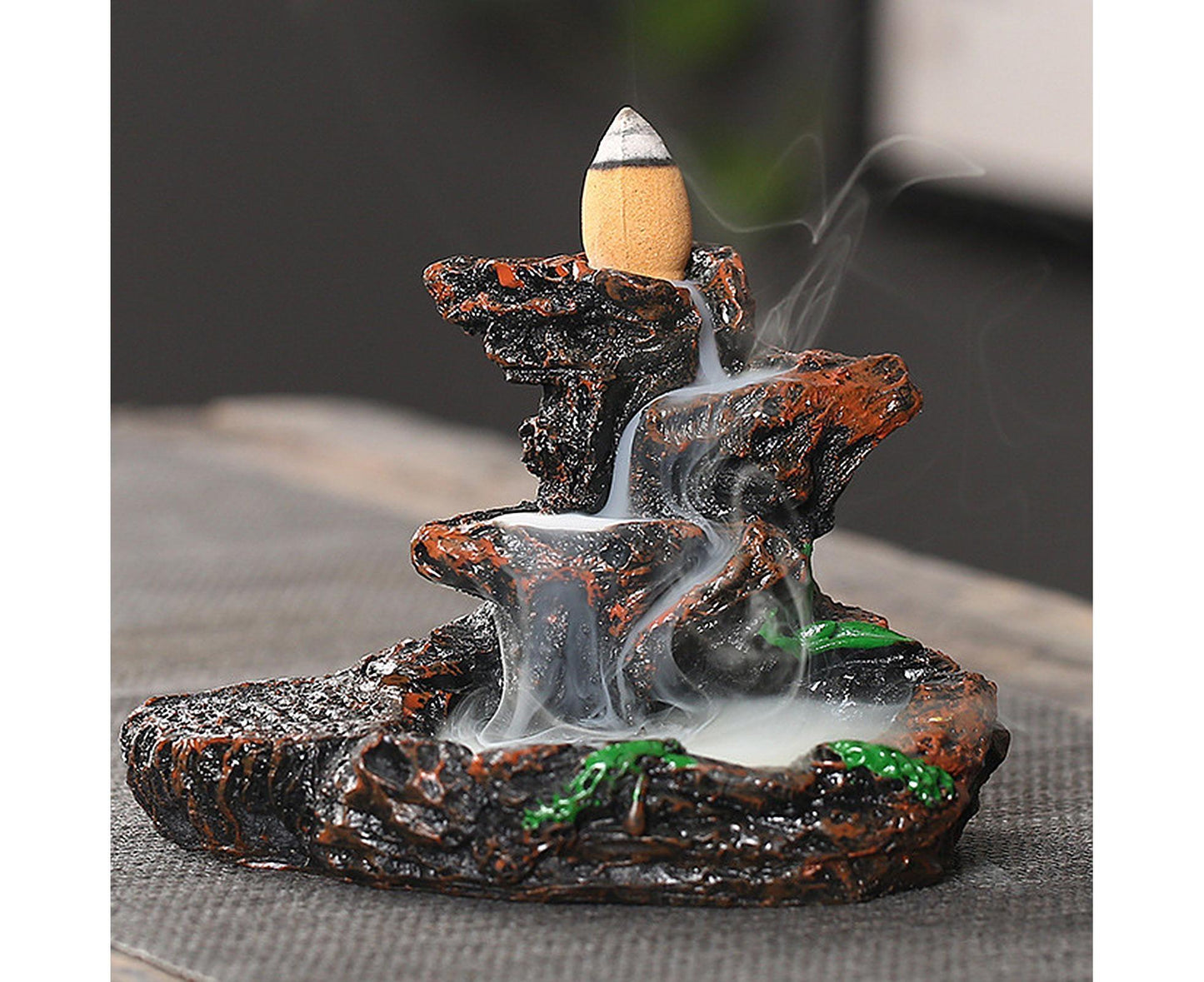 Resin Mountains Rivers Incense Burners Holder Censer Aromatherapy Home Decor- 6 V1263-JX-559