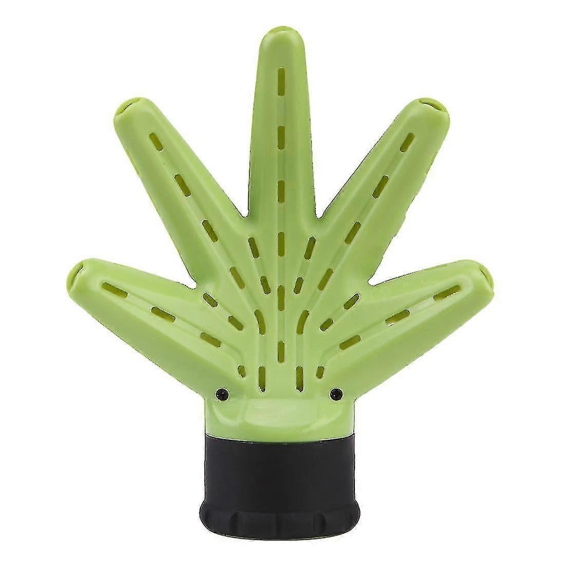 Green Hair Dryer Diffuser Attachment for Natural Curls V1263-JX-5591