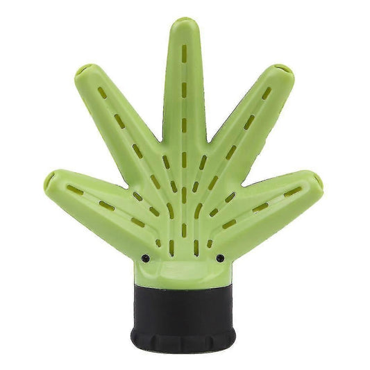 Green Hair Dryer Diffuser Attachment for Natural Curls V1263-JX-5591