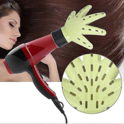 Green Hair Dryer Diffuser Attachment for Natural Curls V1263-JX-5591