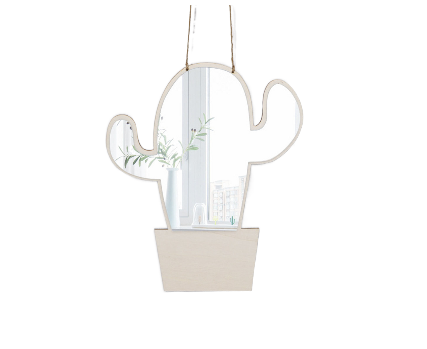 Wall Sticker Acrylic Mirror-Wooden Color V1263-JX-560