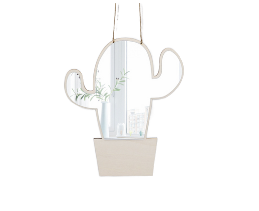 Wall Sticker Acrylic Mirror-Wooden Color V1263-JX-560