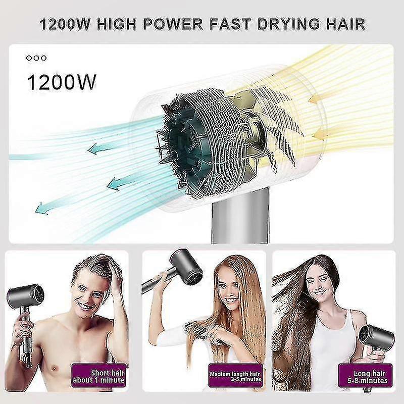 T-Shaped Hair Dryer Household Heating and Cooling Blow Dryer V1263-JX-5601