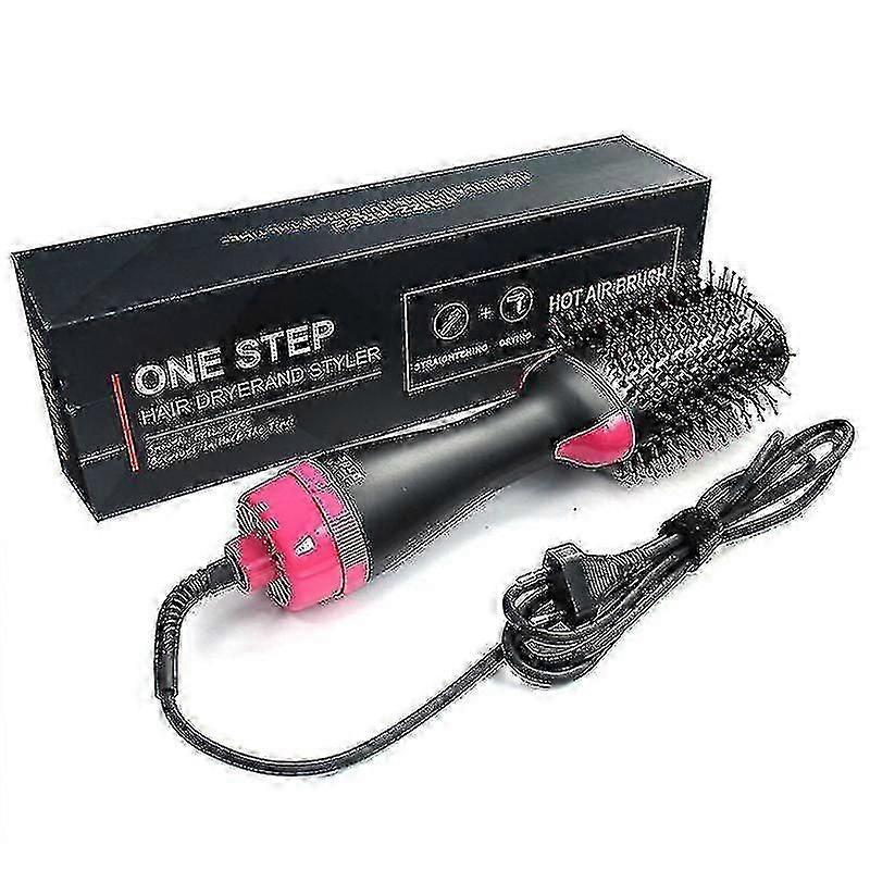 Hair Dryer with Comb Heating and Blowing Brush Styling Tool V1263-JX-5602