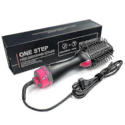 Hair Dryer with Comb Heating and Blowing Brush Styling Tool V1263-JX-5602