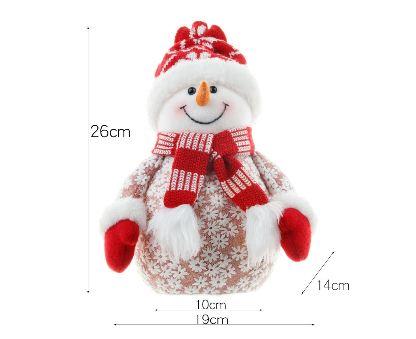 Xmas Snowman Ornament Shopping Mall-Red V1263-JX-561