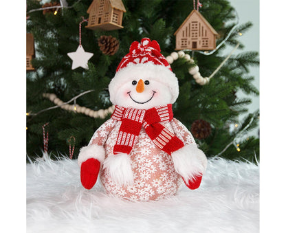 Xmas Snowman Ornament Shopping Mall-Red V1263-JX-561