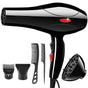 Household Hair Dryer Hot & Cold Thermostatic Black Set V1263-JX-5612