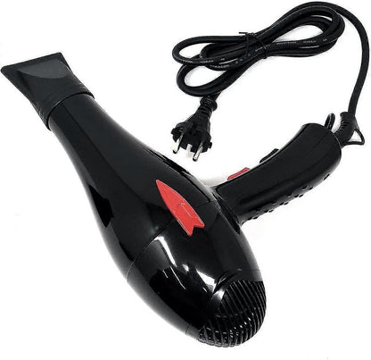 Household Hair Dryer Hot & Cold Thermostatic Black Set V1263-JX-5612
