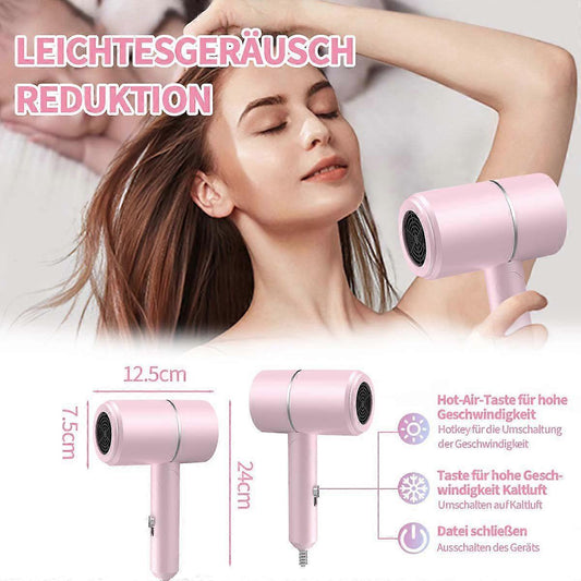 Negative Ion High Power Hair Dryer Pink Lightweight Compact V1263-JX-5614