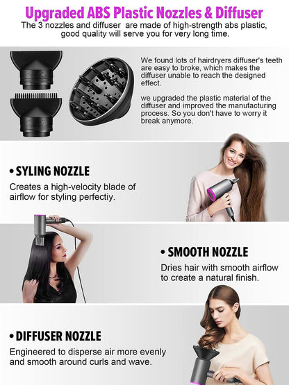 Ionic Hair Dryer 1800W Constant Temperature Professional V1263-JX-5615