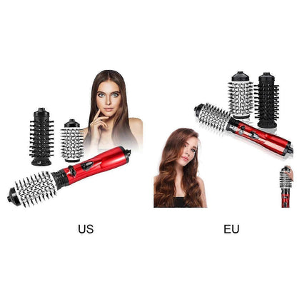 3-in-1 Rotating Hot Air Styler Hair Dryer with Brush V1263-JX-5616