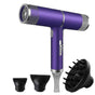 2000W Professional Ionic Hair Dryer with Diffuser Silver Purple V1263-JX-5617