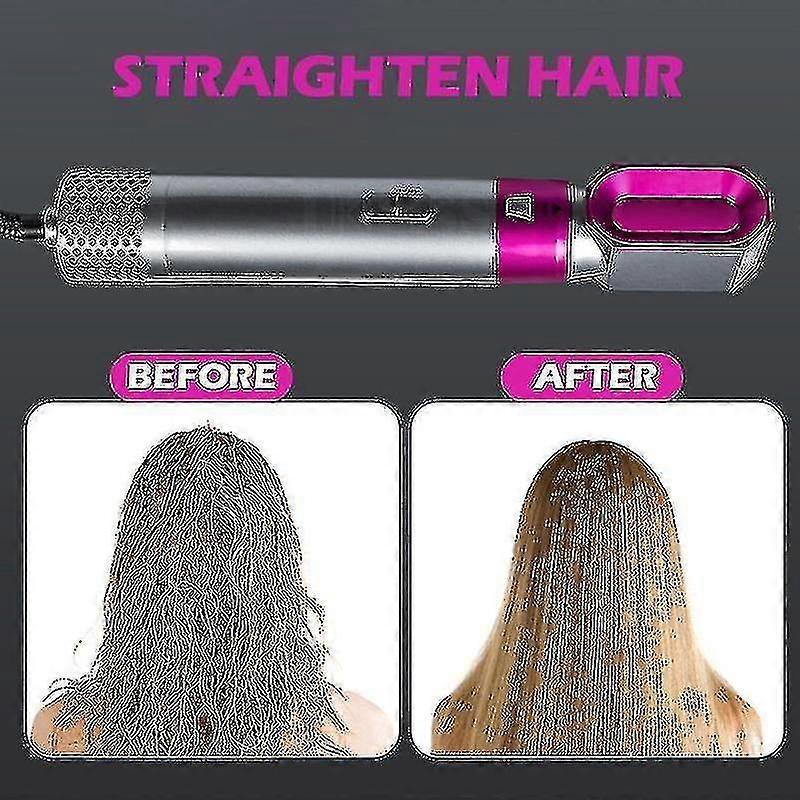 5-in-1 Hair Dryer Brush Curler Straightener Styling Tool V1263-JX-5618