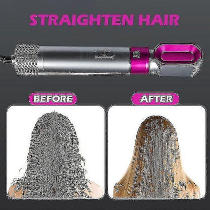 5-in-1 Hair Dryer Brush Curler Straightener Styling Tool V1263-JX-5618