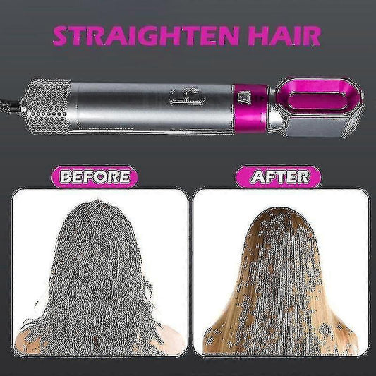 5-in-1 Hair Dryer Brush Curler Straightener Styling Tool V1263-JX-5618