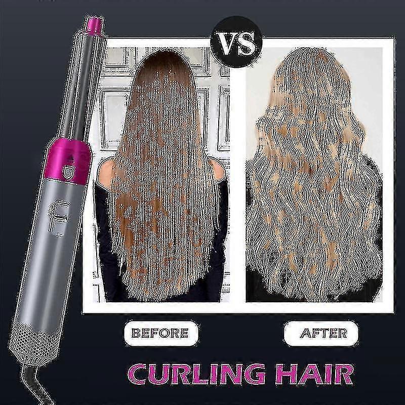 5-in-1 Hair Dryer Brush Curler Straightener Styling Tool V1263-JX-5618