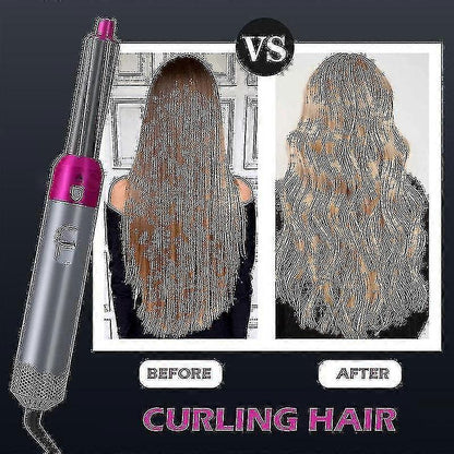 5-in-1 Hair Dryer Brush Curler Straightener Styling Tool V1263-JX-5618