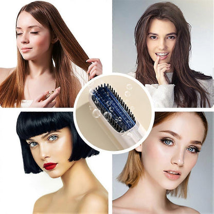 Rechargeable Cordless Hair Dryer Brush USB 3 Heat Settings V1263-JX-5619