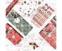 6Pcs Gift Wrapping Paper for Christmas V1263-JX-563
