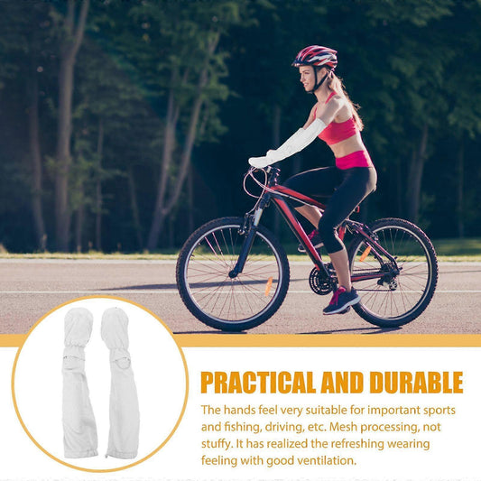 1 Pair UV Protection Arm Sleeves for Men & Women Cycling Sports V1263-JX-5634