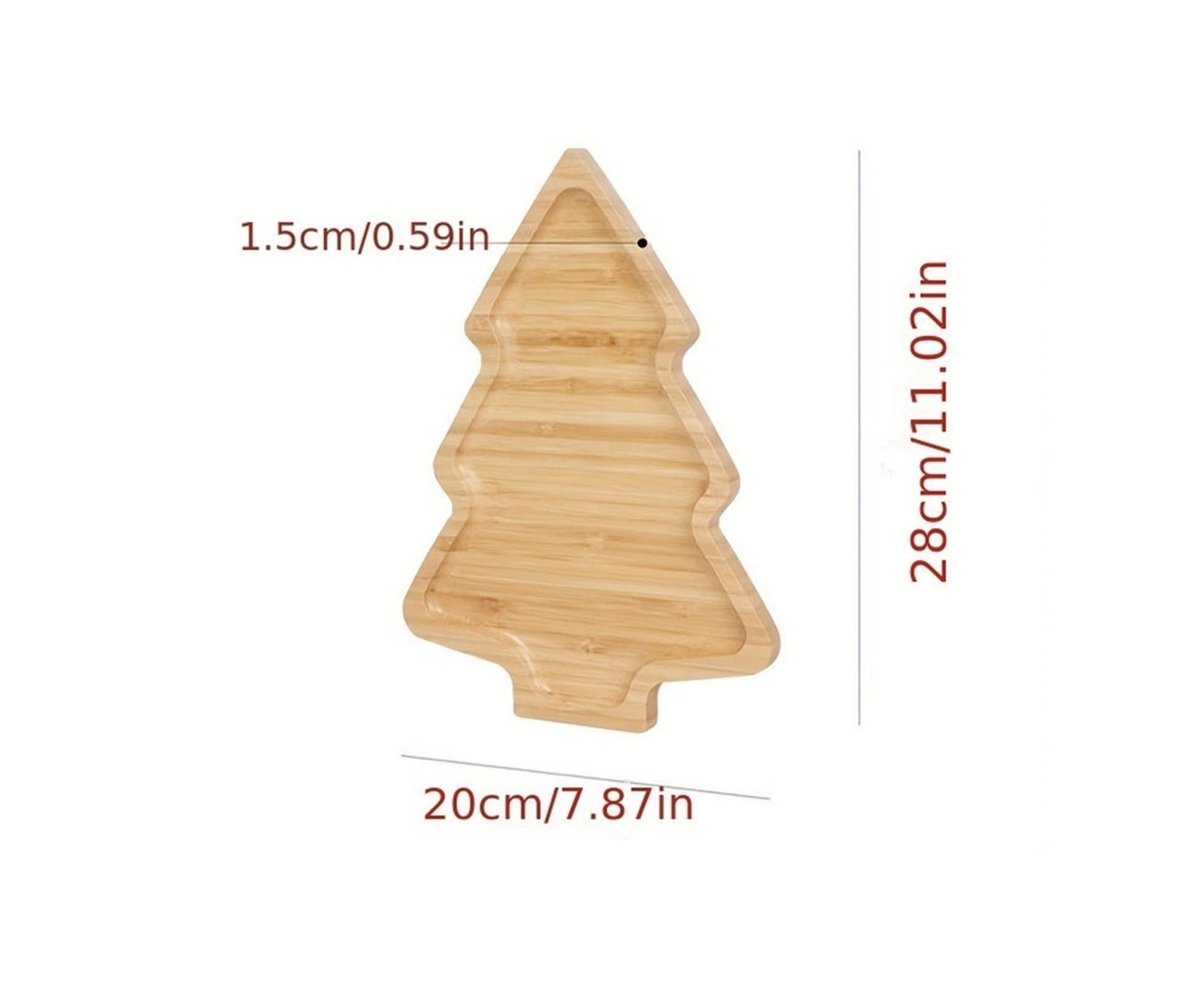 Xmas Tree Wooden Tray for Christmas Tree V1263-JX-564