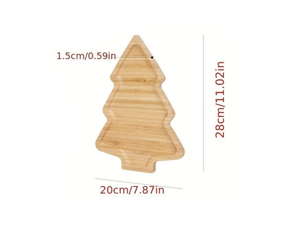 Xmas Tree Wooden Tray for Christmas Tree V1263-JX-564