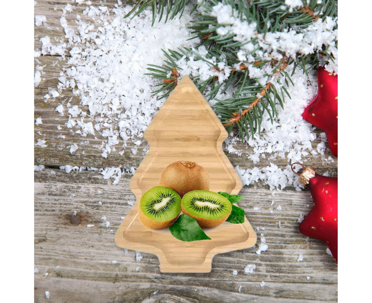Xmas Tree Wooden Tray for Christmas Tree V1263-JX-564